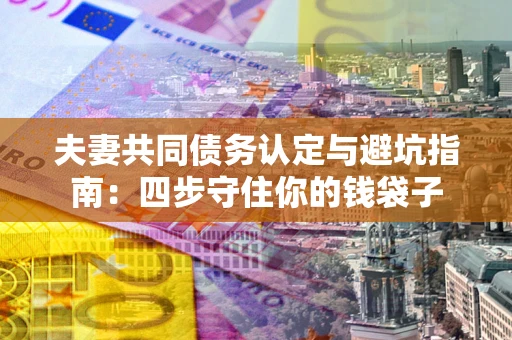 济南夫妻共同债务认定与避坑指南：四步守住你的钱袋子